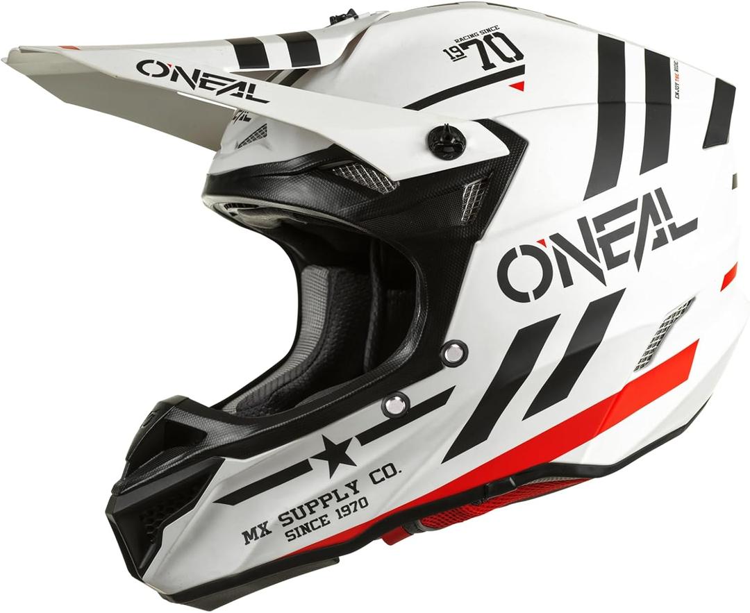 O'Neal 5SRS Squadron Adult Helmet (White), Size M