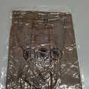 Womens Lace V Neck Tops Short Sleeve Ribbed Knit Top Summer Slim Fit Casual T Shirts Blouse (Brown, L)