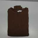 PRETTYGARDEN Women 2026 Fall Clothes Long Sleeve Shirts Ribbed Knit Fitted Basic Tee Going Out Tops Underscrub Casual Outfits (Large, Brown)