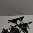 RSLOVE Women Lingerie Sets with Garter Belt 3 Piece Lace Teddy Babydoll Bodysuit (Medium, Black)