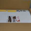 White 12x24 in 5-Pack wire shelf covers capable of holding 120+ lbs, for renters in pantry