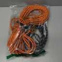 Upgraded Dog Tie Out Cable for Camping 50 ft, Portable Trolley System for for Small Medium Large Dogs up to 200lbs, Dog Lead for Yard, Camping, Parks, Outdoor Events,5 min Set-up