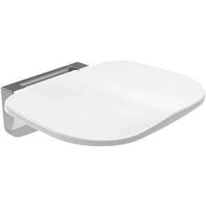 Wall Mounted Folding Shower Seat, 400lb Fold Down Bench