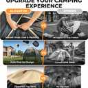 Alvantor Pop Up Screen House Tent, Snap-fit Mesh Screen Gazebo with Peaked Roof, Portable Screen Room Canopy Shelter with Sandbags for Camping, Backyard, Picnic, 7'x4'x6.5'h-snap-fit