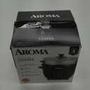 Aroma Housewares ARC-363-1NGB 3 Uncooked/6 Cups Cooked Rice Cooker, Steamer, Multicooker, 2-6 cups, Black