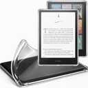 CoBak Clear Case for All-New Kindle Paperwhite 12th Gen 2024 (7") & Kindle Colorsoft Signature Edition (7") - Lightweight, Scratch-Proof Silicone Back Cover, Clear
