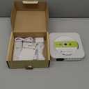 Bluetooth Portable Home CD Music Player with Remote Control, Timer, Built-in Speakers and LED Display - FM Radio Boombox (White)