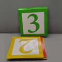 Party Decor Boxes6 Packs 30cm ABC 123 Letters Paper Boxes SetBack to School Party Photo Props