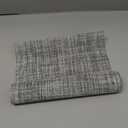LEXMORE Placemats Set of 4 Vinyl/Plastic Woven Place Mats for Kitchen Table Indoor/Outdoor Washable Placemat Wipeable Dining Table Mats(Gray)