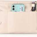 Sightor Nylon Handbag Organizer Insert - Purse Tote Shaper in Bag (Beige, X-Large)