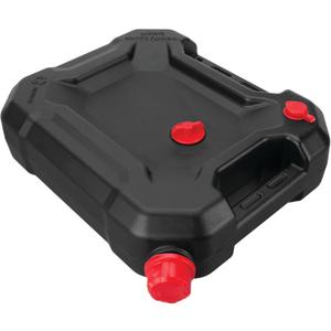 Performance Tool W4076 10-Quart Oil Drain Container, Deep Drain Well, Integrated Handle, Sealing Rubber Gaskets, Black