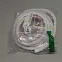 118" Silicone Cord Hider for Wall Mount TV,Self-Adhesive Cable Hider for 1 Cord(1/4" Diameter),Cable Management Under Desk,Cord Organizer,Cable Raceway Home & Office Trim,Cord Concealer Channel,White