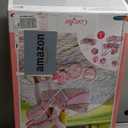 Corolle Mon Grand Poupon Doll Stroller  Adjustable Folding Carriage for 14, 17 & 20 Baby Dolls  Sturdy Pink Frame & Canopy, Toy Pram for Nurturing Pretend Play