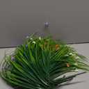 Melorca&Guilla Artificial Plants Outdoor 6PCS 23“ Fake Tall Grass,Fake Outdoor Plants,Faux Plants with Flowers for Garden Porch Window Box Shop Office Home Décor