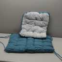 POMIU Rocking Chair Cushions Sets Indoor Office & Dining Chairs Home Kitchen (Teal)