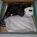 10X 30X Extra Large Magnifying Glass with Light and Stand,7-inch Lighted Magnifier,5 Color Modes Stepless Dimmable,Rectangle Hands-Free Magnifying Glass Desk Lamp for Reading Craft Hobby Close Work LB (Black)