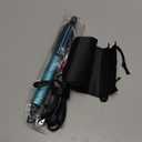 Farery Mini Thermal Brush, Curling Iron 3/4 Inch, Heated Round Brush for Volumizing and Small Curls, Travel Size Hot Brush for Short & Thin Hair, Dual Voltage, One Heat 392F, Touch-ups, Blue