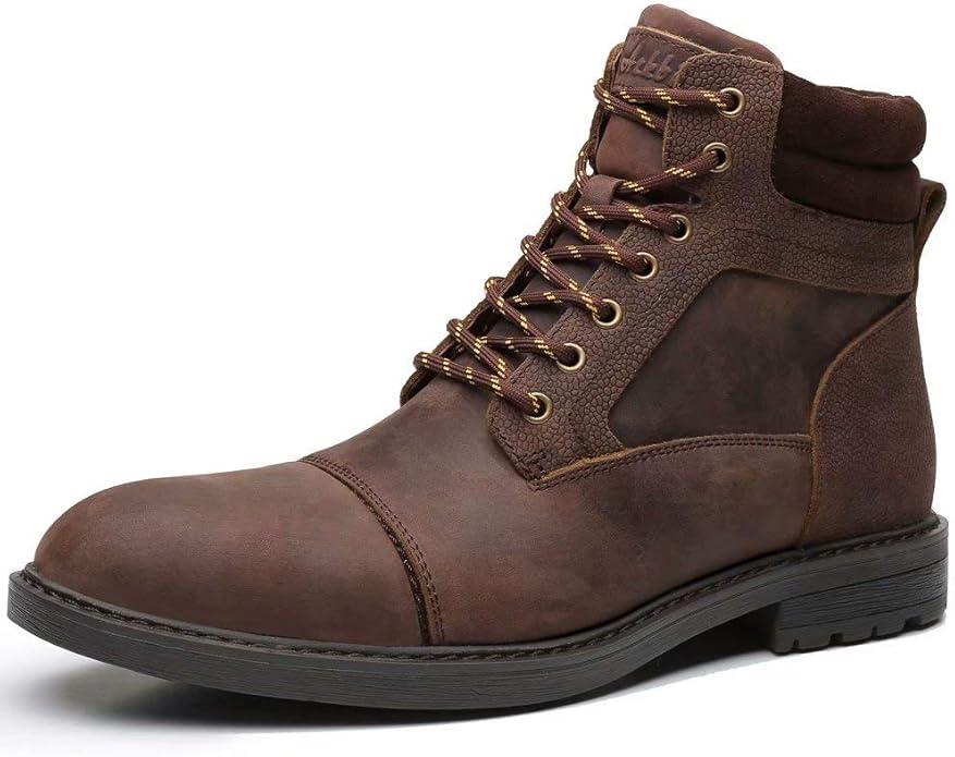 Arkbird Mens Chelsea Boots, Stylish and Comfort Leather Chukka Ankle Boots with Zipper 13 