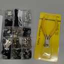 252Pcs Zipper Repair Kit Replacement Zippers Sliders Universal Zippers Fix Repair with Pulls and Pliers for Clothes Backpack Boot Tent DIY #3#5#8 Sizes