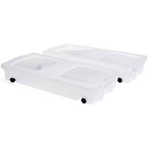 68 Quart Wheeled Storage Box, 2-Pack LD83902