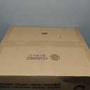 Cat Tree 39 Inches Cat Tower with Sisal Covered Scratching Real Wood Post, Handwoven PE Rattan 3 Baskets perches with Cozy Cushion, Cat Climbing, Cat Scratching Post (Light Gray Cushion)