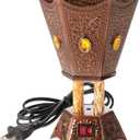 Sewroro Electric Incense Burner, Middle Eastern Style Tabletop Electric Censer Electric Arabian Incense Burner for Home Decoration