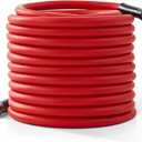 Garden Hose 100 ft x 5/8 Hot/Cold Water Hose,-50F to 190F,Burst 600Psi Flexible & Lightweight Upgraded Rubber Hoses,3/4 Solid Fittings for All-weather Outdoor Lawn & Garden