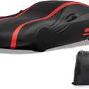 ISSYAUTO Car Cover Compatible with 2005-2013 Corvette C6 Stingray Z06 Z51, Waterproof All Weather Indoor Outdoor C6 Corvette Car Cover