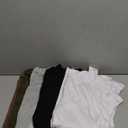 Velvelhall 5 Pack Women's Cotton Mock Turtleneck Long Sleeve T-Shirts, Basic Tops Slim Fitted Stretch Underwear Layer Tee, Size Large