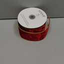 Red Christmas Velvet Ribbon Wired (2.5"  15 Yards) - Christmas Ribbon for Christmas Tree Decoration/Gift Wrapping/Crafts Wreaths Supplies