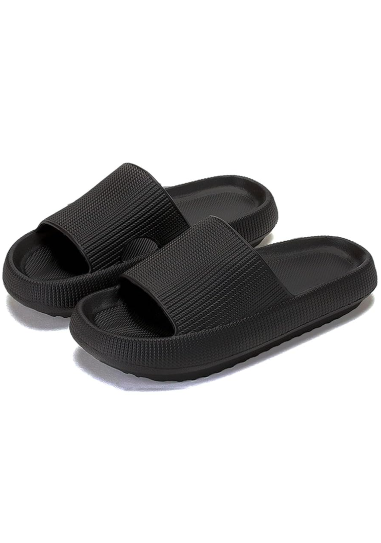 rosyclo Cloud Slippers for Women and Men, Pillow House Slippers Shower Shoes Indoor Slides Bathroom Sandals, Ultimate Comfort, Lightweight, Thick Sole, Non-Slip, Easy to Clean 44-45