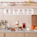 Drink Coasters, 12 Pcs with Holder, Dual Sided Non-Slip Washable Faux Leather Cup Coasters (Gray Beige)