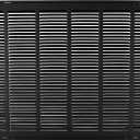 HVAC Premium 30" X 18" Steel Return Air Filter Grille for 1" Filter - Removable Face/Door - HVAC Duct Cover - Flat Stamped Face - Black [Outer Dimensions: 32 5/8" X 20 5/8"]