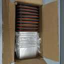 10 Set Stainless Steel Food Containers with Lids, Metal Leak-Proof Food Storage Containers Reusable Stackable Meal Prep Container for Lunch Picnic Travel, Dishwasher & Freezer Safe (16 oz)