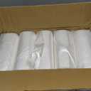 Bagtron 12-16 Gallon Trash Bags, 8 Micron High Density Garbage Can Liners Bulk, 24" x 33", Natural Clear, 1000 Count