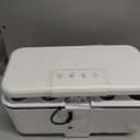 Ahopegarden Indoor Garden Hydroponics Growing System: 10 Pods Plant Germination Kit Herb Vegetable Growth Lamp Countertop with LED Grow Light - Hydrophonic Planter Grower Harvest Lettuce (White)