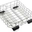 Upgraded WD28X34744 WD28X26099 Lower Rack Replacement Parts for GE Dishwasher Dishrack 20.7'' D x 21.6'' W GE GDF510PSM0SS GDF510PSJ0SS GDF510PSR0SS WD28X24396 Bottom Drawer Tray Assembly 1 Pack