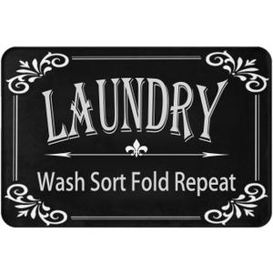 Laundry Room Decorative Hallway Throw Runner Rug - Woven Small Area Rug for Bedroom Kitchen Sink - 16 * 24 inch