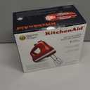 KitchenAid 5 Ultra Power Speed Hand Mixer - KHM512, Empire Red