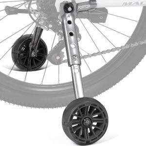 Bike Training Wheels, Pair of Heavy Duty Rear with Stabilizers Mounted Kit for 16 18 20 22 inch Kids Boy Girls Variable Bike (Black)