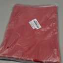 12 Pieces Cotton Canvas Makeup Bag, Multipurpose Cosmetic Bag with Zipper Travel Toiletry Pouch, Blank DIY Craft Bag (Red, XL)