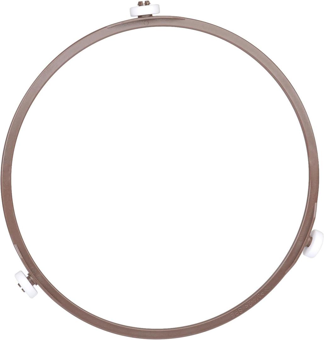 7" Microwave Turntable Ring with 16 mm Rollers, Microwave Oven Tray Support, Glass Plate Rotating Roller Ring, Ring Outer Diameter 7 inches (17.8 cm), Roller Height 16 mm