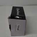 Qualward Spare Tire Mount Bracket for Trailer, Spare Tire Carrier Powder Coat Steel Black, Fits Most 4 & 5 & 6 Lugs Wheels on 4", 4.5'', 4.75'', 5" or 5.5" Bolt Patterns (2 Nut 4- 5.5 Inch)