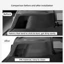 LUCKEASY Rear Trunk Side Full Protective Cover for Tesla Model Y Juniper 2026 2025 5 Seat (Standard & Premium & Performance) TPE Rear Trunk Left & Right Side Wrap Guards Cover Velcro Accessories Black