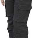 Viatabuna High Waisted Cargo Pants for Women Baggy Y2k Straight Wide Leg Pants with Pockets Streetwear, Small