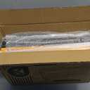 KAFAHOM Power Tool Organizer with Charging Station, Built in 8 Outlet Power Strip, Large 8 Drill Holder Wall Mount, Heavy Duty Metal Power Tool Storage Rack Tool Shelf for Garage Organization Black (Yellow-32 inches)