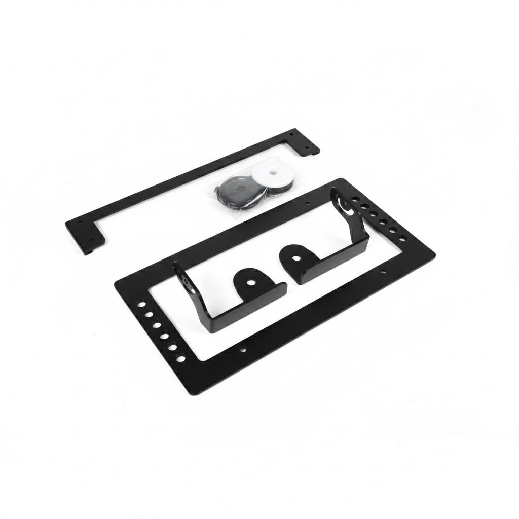 License Plate Frame Black 1 Pc