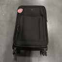 SwissGear Sion II Softside Expandable Luggage with Spinner Wheels, Black, Checked-Large 28-Inch