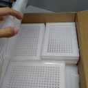 Kuject X-Large Shoe Storage Boxes Organizers Clear Plastic Stackable 12 Pack, Shoe Rack & Holder Substitute, Sneaker Containers, Toy Storage Organizer Bins for Entryway, Closet, Under Bed, White