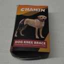 CHAMIN/RISURRY Adjustable Dog Knee Brace with Extra Collar, Support for Torn Acl Hind Leg, Tear Ligament, Osteoarthritis,Rear Leg Limp, Recovery After Surgery,et(Right Leg,L)